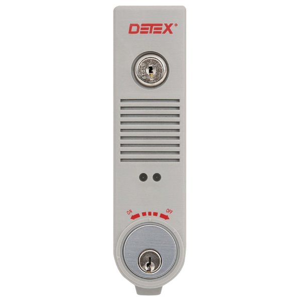 Detex Exit Device EAX-500 GRAY W-CYL KD